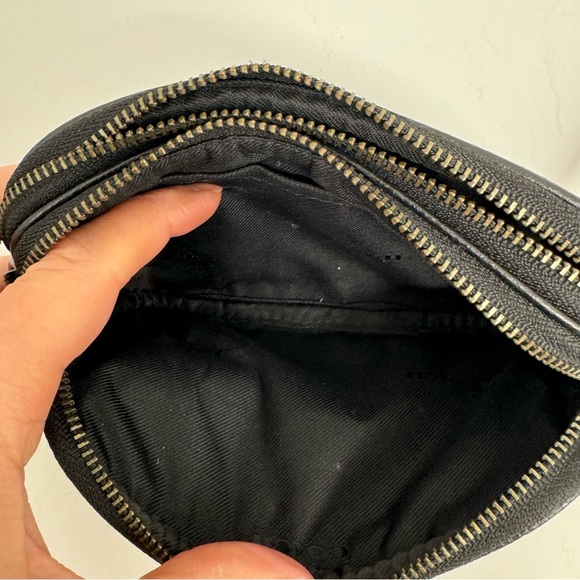 Coach Lacquer Rivets Ladies Small Leather Clutch Handbag - Picture 12 of 15